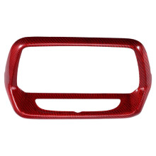 Car Center Control Panel Cover Decorative Sticker Real Modification Accessories for Camaro 2016+ Red