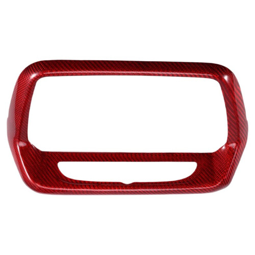 Car Center Control Panel Cover Decorative Sticker Real Modification Accessories for  Camaro 2016+ Red