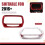 Car Center Control Panel Cover Decorative Sticker Real Modification Accessories for  Camaro 2016+ Red 4