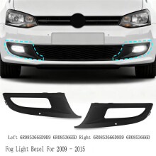 Fog Light Grille Trim Cover Fog Light Bezel for 6R MK5 2009 - 2015 HATCHBACK Left 6R0853665D9B9 6R0853665D