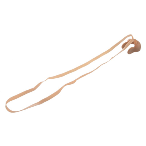 Beige Elastic Rubber String Nose Clip Protector for Swimming 1