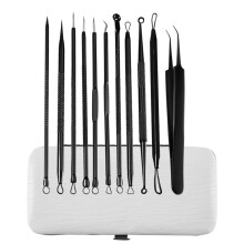 Blackhead Remover Pimple Popper Tool Kit 11 Pcs, Pimple Extractor Tool, Acne Kit for Blackhead