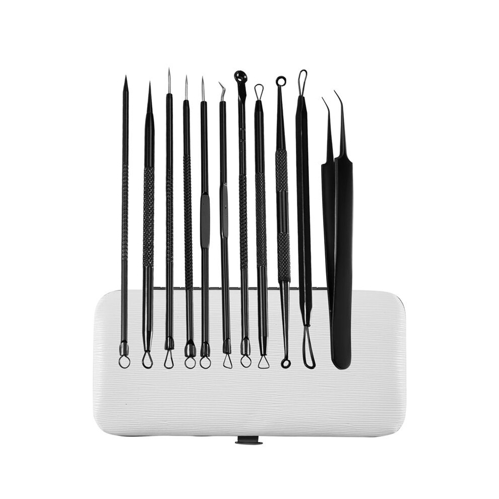Blackhead Remover Pimple Popper Tool Kit 11 Pcs, Pimple Extractor Tool, Acne Kit for Blackhead