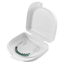 1 Par de Aparelhos Ortodônticos Coloridos Decoração Temporária de Dentes Fios de Metal Suportes Falsos Correntes Ortodônticas Aparelhos Verdes