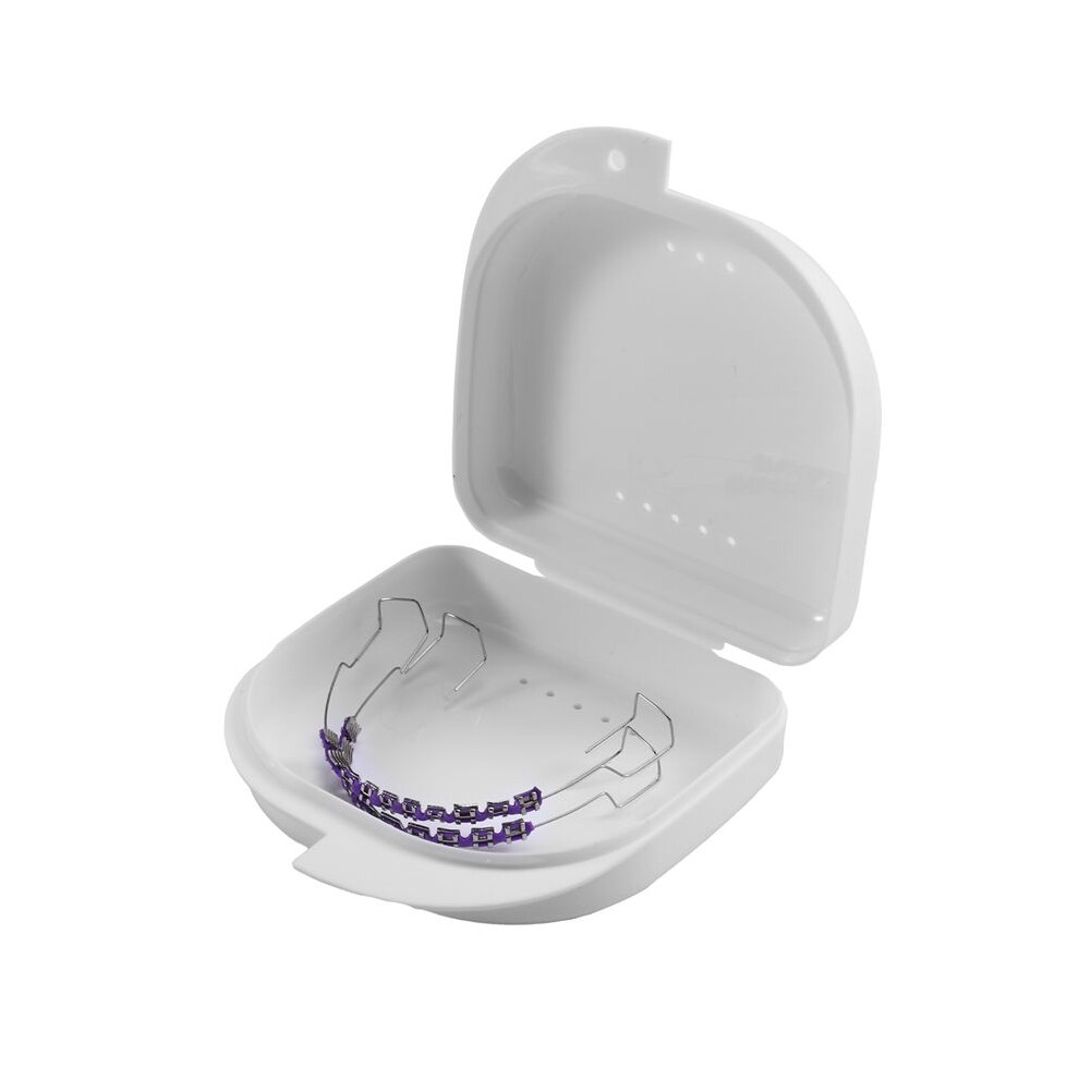 1Pair Dental Braces Colorful Temporary Tooth Decoration Metal Wires Fake Brackets Orthodontic Chains Braces