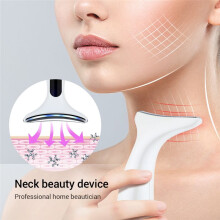 Microcurrent Face Neck Beauty Device Photon Firming Rejuvenation Anti Wrinkle Thin Double Chin Skin Care Facial Massager