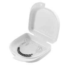 1 Paar Beugels Kleurrijke Tijdelijke Tandversiering Metalen Draden Nep Beugels Orthodontische Kettingen Beugels Zwart