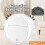 Automatic Sweeping Robot Portable  Home Robotic Vacuum Cleaner USB Rechargeable Wet Dry Sweeping Machine White 2