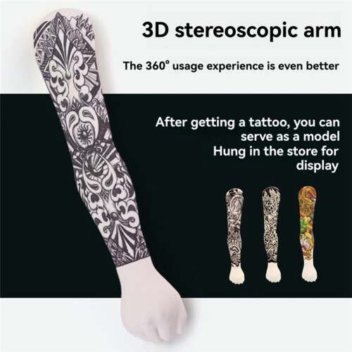 Tattoo Accessory Tattoo Practice Arm Realistic Displaying Soft Simulation Tattoo Beginners Training Arm Accessory