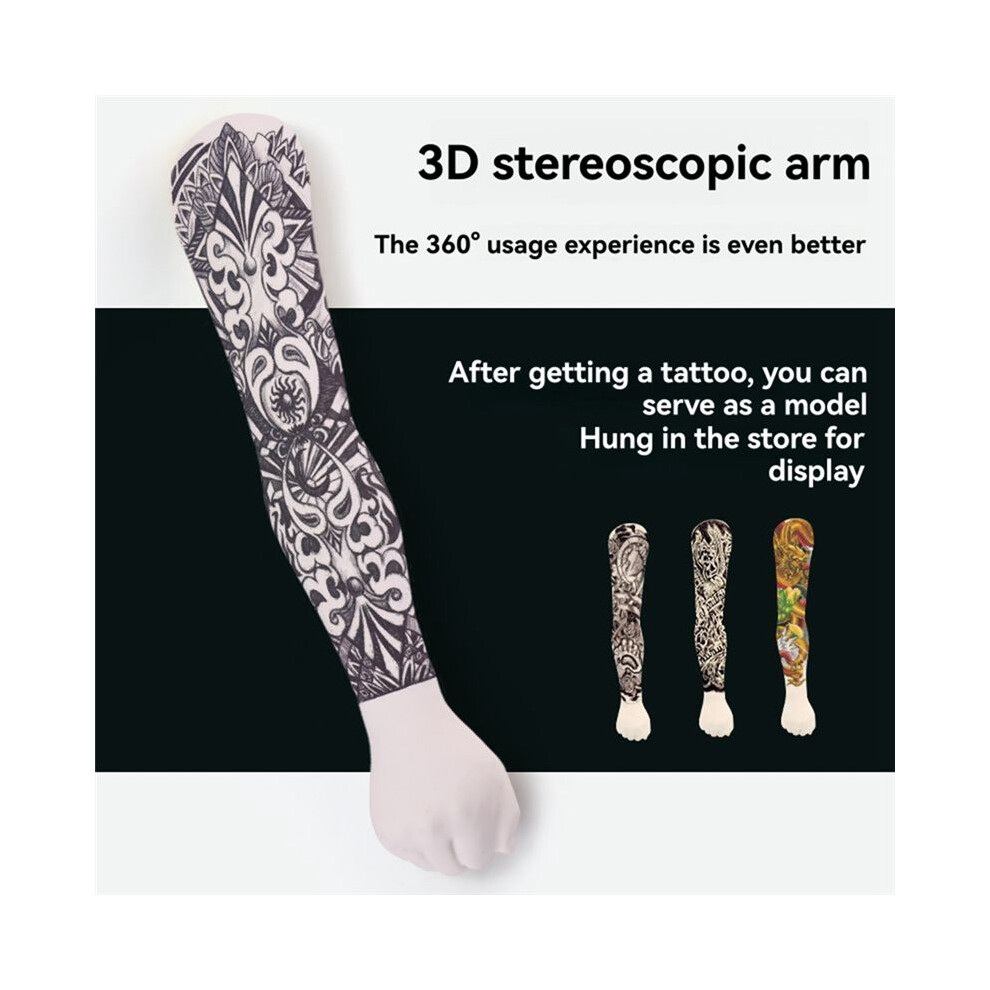 Tattoo Accessory Tattoo Practice Arm Realistic Displaying Soft Simulation Tattoo Beginners Training Arm Accessory