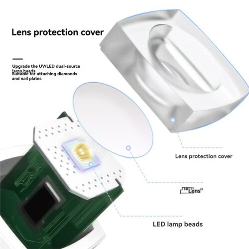 High-End Portable Handheld Lamp Type-C Rechargeable Handheld Nails Lamp Manicure  Handheld Lamp 2