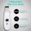 Skin Scrubber Face Spatula - Deep Cleansing Tool for Pore Extraction, Fast Charging Dock Blackhead Remover Face Spatula 6