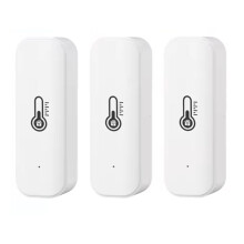 3Pcs Tuya WiFi Temperature Humidity Sensor Indoor Humidity Sensor APP Monitoring for Alexa Home Assistant