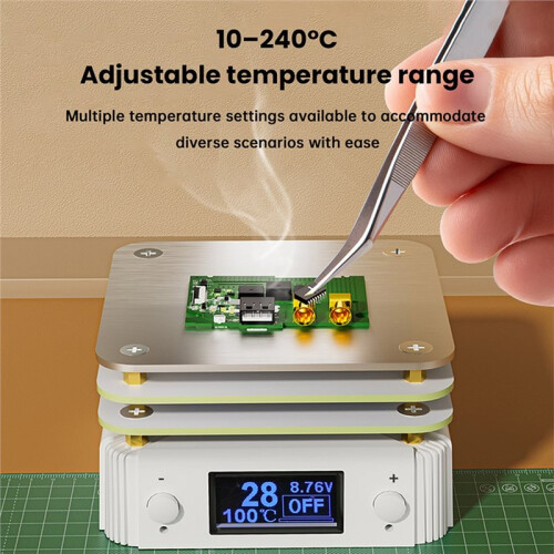 Type-C  Hot Plate PCB SMD Board Soldering Plate Adjustable Temperature Heating Tool Preheating Station Repair Tools