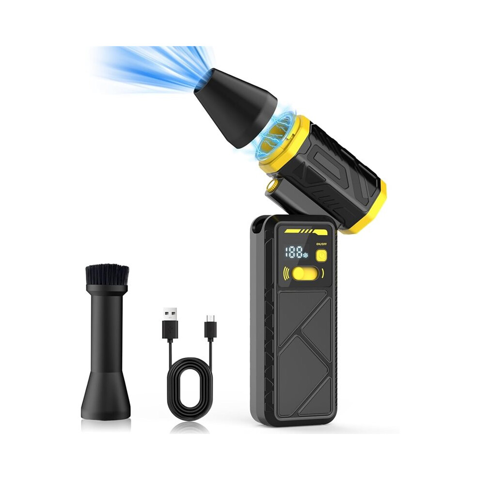 Cordless Air Duster-280000Rpm Super Power Air Duster Rechargeable,Dust Blower For Computer,Keyboard, House,Outdoorandcar 6032475642359