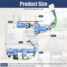 5304538492, 5304525994 Électrovanne D'Arrivée D'Eau pour Réfrigérateur pour , White-Westinghouse FRSS2623AD8 GRFN2853AF3