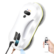 Robot Aspirador Automático para Ventanas, con Agua, Control Remoto, Eléctrico, con Enchufe Estadounidense.