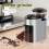 Automatic Burr Coffee Grinder 200W Electric Coffee Bean Grinder with 28 Precise Grind Settings Stainless Steel EU Plug 3