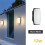 Wasserdichte LED-Außenwandleuchte IP65 4