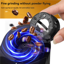 Automatic Burr Coffee Grinder 200W Electric Coffee Bean Grinder with 28 Precise Grind Settings Stainless Steel EU Plug
