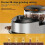 Automatic Burr Coffee Grinder 200W Electric Coffee Bean Grinder with 28 Precise Grind Settings Stainless Steel EU Plug 3