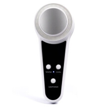 Chaud Froid Marteau Visage LED ThéRapie Photonique Appareil de Beauté Levage de la Peau Resserrement Anti-Rides Compresse Masseur