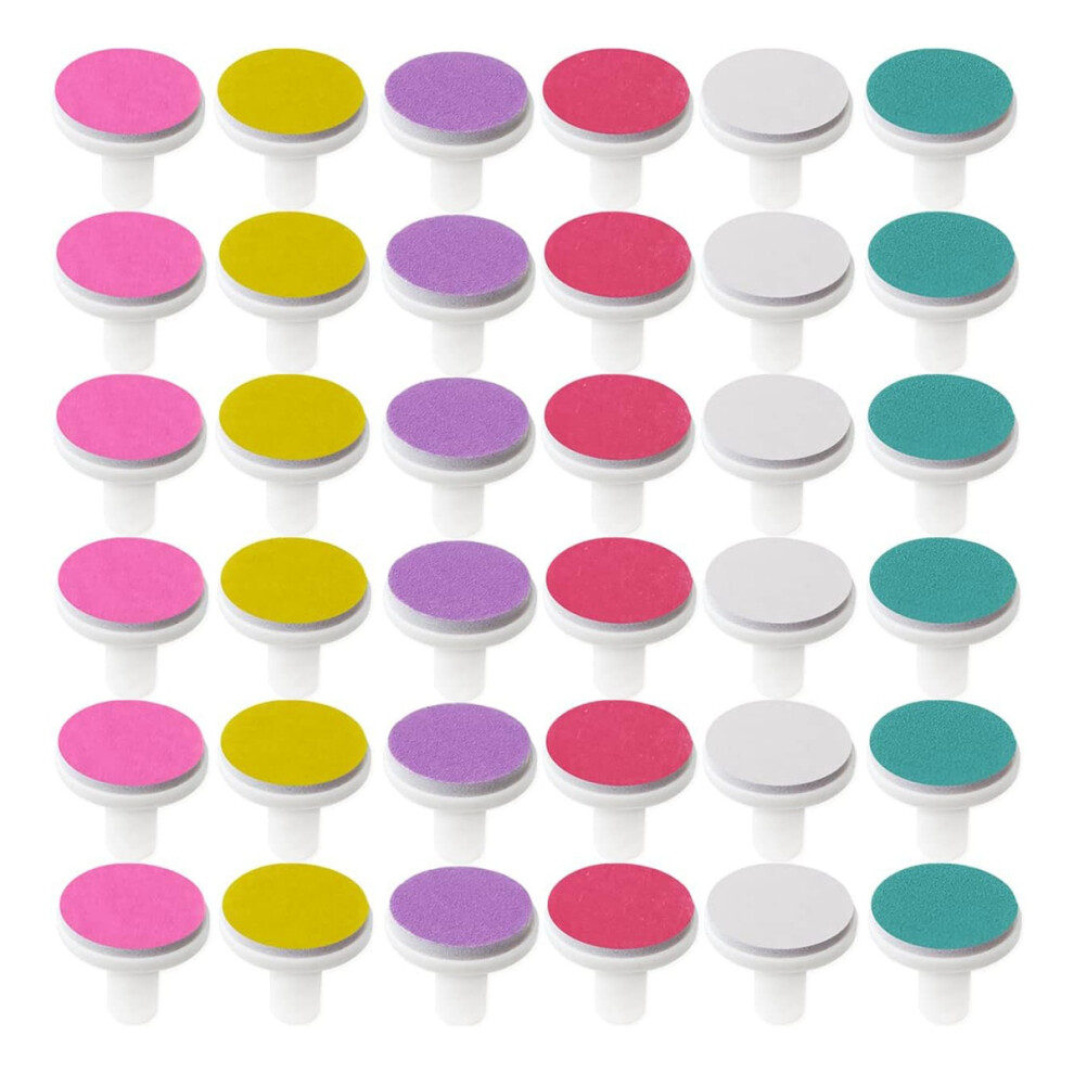36PCS Baby Nail File Pads Nail Trimmer Replacement Pads Electric Baby Nail Grinding Heads for Standard Electric