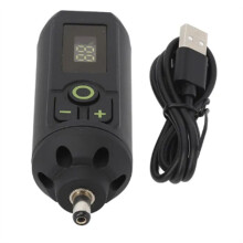 Alimentatore per Macchina per Tatuaggi con Penna Digitale LCD un Batteria di Tipo C nel Lega Wireless per Salone di Bellezza (CC)