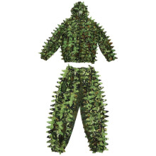 Sticky Flower Bionic Leaves StróJ MaskująCy MyśLiwski StróJ MaskująCy Ghillie Woodland Universal Camo Set (B)