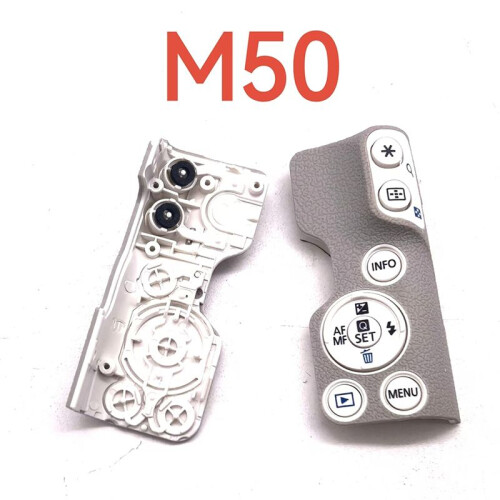 Replacement Rear Cover Assembly for   M50,  M50 Mark II - Includes Menu Button, Keyboard, Thumb Rubber 1