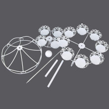 2 Schicht 12 Count Karussell Cupcake Stand Halter Display Hochzeits Torte Cup Display Stand