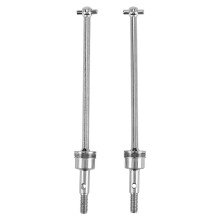 2 Pezzi CVD Albero Motore nel Metallo per 1/10 104009 1/12 12402-A 12401 12403 12404 12409 Parti di Aggiornamento per Auto RC