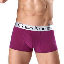 (Purple,XL)Cailin Kanei Mens Boxer Shorts Pure Cotton Soft And Comfortable Sizes Four