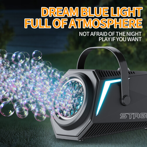 Electric Bubble Maker with Handle and Light 2
