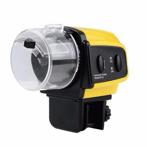 Aquarium Fish Tank Feeder Portable Home Feeding Tool Digital Display Adjustable Automatic Feeding Mechanism