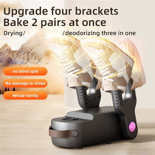 New Korean Style 4-Core Shoe Dryer Sterilizing & Deodorizing Foldable  Shoe Dryer Multi-Function Sock Dryer EU Plug 1