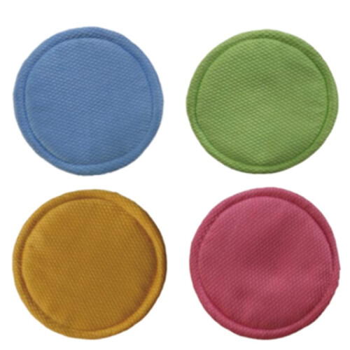 Universal Replacement Round Cloths Fish Scale Mop Pads , for     Vacuum Accessories 4 Pcs