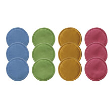 Universal Replacement Round Cloths Fish Scale Mop Pads , for     Vacuum Accessories 12 Pcs