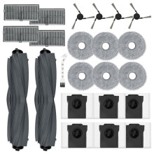 Replacement Parts for L40 Ultra, X40 Ultra, X40 Master, and Mova P10/P50 Pro Ultra Vacuum Brushes Filter Mop Bags