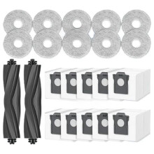 Replacement Parts for MOVA E40 Ultra - Main Brush, Mop Cloth, and Dust Bag Accessories