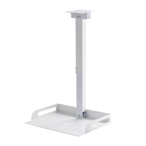 Universal Ceiling Mount with Tray for Projector/Camera Height Adjustable in-Tube Cable Routing Wall/Ceiling Mounting