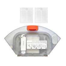 2 in 1 Water Tank Dust Box & Filter for Mijia 3C Enhanced Version E10 E12 B112 Robot Vacuum Replace Parts Trash Dust Bin
