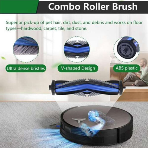 18PCS for  Deebot X11 OmniCyclone Robot Vacuum Replacement Main Side Brush Roller Mop Filter Base Station Cotton 1
