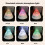 Volcanic Fragrance Diffuser Ultrasonic Humidifier Home Flame Aroma Diffuser LED Light Essential Oil Diffuser Gift A 6