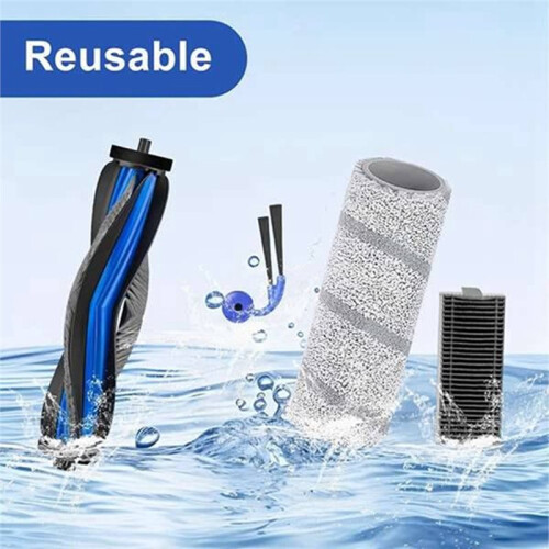 22PCS for  Deebot X11 OmniCyclone Robot Vacuum Replacement Main Side Brush Roller Mop Filter Base Station Cotton 2