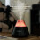 Volcanic Fragrance Diffuser Ultrasonic Humidifier Home Flame Aroma Diffuser LED Light Essential Oil Diffuser Gift B 5