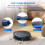15PCS for  Deebot X11 OmniCyclone Robot Vacuum Replacement Main Side Brush Roller Mop Filter Base Station Cotton 2
