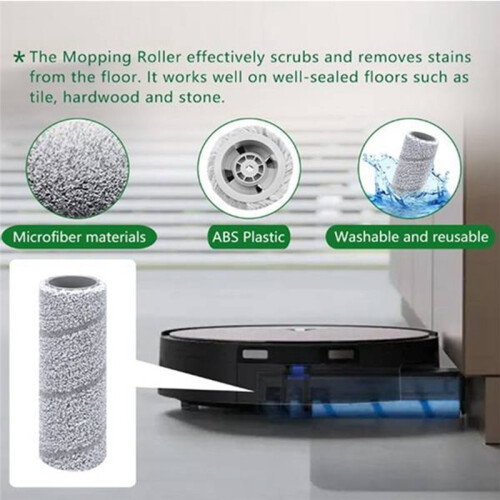 18PCS for  Deebot X11 OmniCyclone Robot Vacuum Replacement Main Side Brush Roller Mop Filter Base Station Cotton 1
