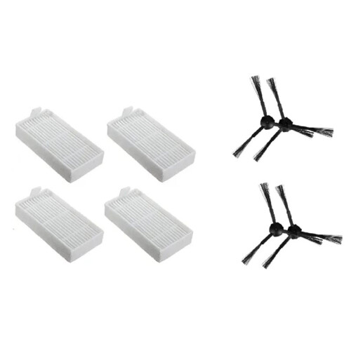 8 Pcs for MEDION MD19900/ V2 Sweeping Accessories Side Brush Filter