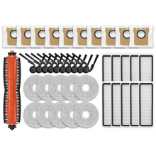 For Robot Vacuum 5 / OV31GL, Robot Vacuum 5 Pro / OV21GL Parts Tricut Main Side Brush Filter Mop Cloth Bag